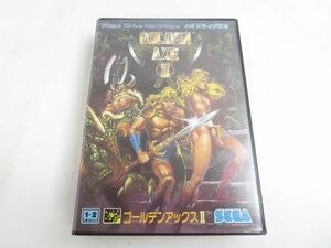 【同梱可】中古品 ゲーム セガ メガドライブ ソフト ゴールデンアックスII 取扱説明書 箱あり