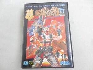 【同梱可】中古品 ゲーム セガ メガドライブ ソフト 戦場の狼II 取扱説明書 箱あり