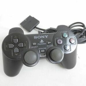 【同梱可】中古品 ゲーム プレイステーション2 PS2 本体 SCPH-70000 チャーコルブラック 動作品 コントローラー 出力の画像6