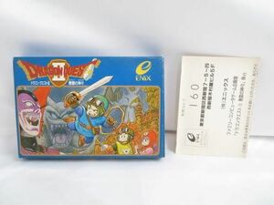 【同梱可】中古品 ゲーム ファミコン ソフト ドラゴンクエスト II 悪魔の神々 取扱説明書 ハガキ 箱あり