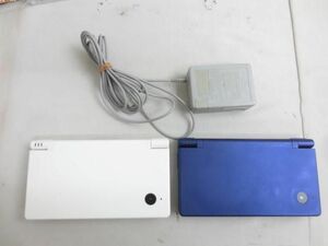 【同梱可】中古品 ゲーム ニンテンドーDS 本体 Dsi TWL-001 ホワイト メタリックブルー 2点 グッズセット