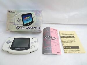 【同梱可】中古品 ゲーム ゲームボーイアドバンス 本体 AGB-001 ホワイト 動作品 箱あり