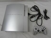 【同梱可】中古品 ゲーム プレイステーション3 PS3本体 CECHL00 サテンシルバー 動作品 周辺機器あり_画像1