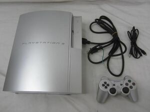 【同梱可】中古品 ゲーム プレイステーション3 PS3本体 CECHL00 サテンシルバー 動作品 周辺機器あり