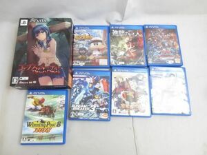 [ including in a package possible ] secondhand goods game PS Vita soft ko-ps party BLOOD DRIVE limitation version ... monogatari etc. goods set 