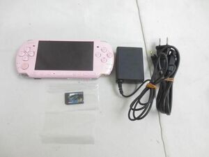 【同梱可】中古品 ゲーム PSP 本体 PSP3000 ブロッサムピンク 動作品 メモリースティック 4GB 充電器付き