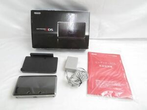 [ including in a package possible ] secondhand goods game Nintendo 3DS body CTR-001 Cosmo black operation goods the first period . ending charger box opinion equipped 