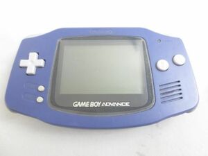 [ including in a package possible ] secondhand goods game Game Boy Advance body AGB-001 violet operation goods body only 