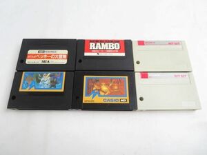 【同梱可】中古品 ゲーム CASIO MSX ソフト 6点 ハデスの紋章 賢者の石 等 グッズセット