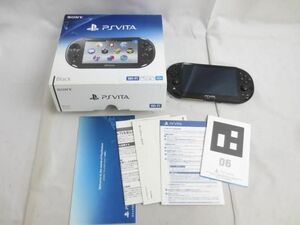 【同梱可】訳あり ゲーム PS Vita 本体 ジャンク品 PCH-2000 ブラック 動作品 箱説付き