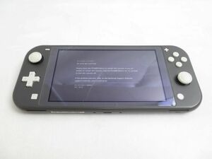 [ including in a package possible ] with translation game Nintendo switch Nintendo switch body junk HDH-001 gray the first period . ending body. 