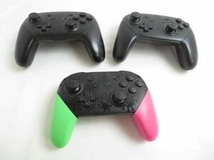[ including in a package possible ] secondhand goods game Nintendo switch Nintendo switch accessory * peripherals Pro controller 3 point g