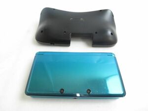 [ including in a package possible ] secondhand goods game Nintendo 3DS body CTR-001 aqua blue operation goods charge stand attaching 