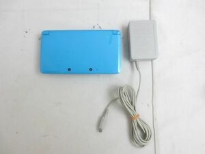 [ including in a package possible ] secondhand goods game Nintendo 3DS body CTR-001 light blue operation goods charge cable attaching 