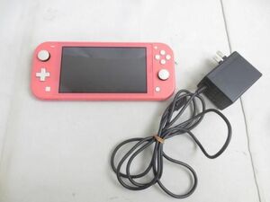 【同梱可】中古品 ゲーム Nintendo switch ニンテンドースイッチ 本体 HDH-001 コーラルピンク 動作品 充電ケーブル