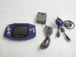 [ including in a package possible ] with translation game Game Boy Advance body AGS-001 violet operation goods communication cable attaching 