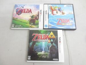 [ including in a package possible ] secondhand goods game Nintendo 3DS soft 3 point Zelda. legend hour. ocarina 3D god .. Try force 2 etc. g
