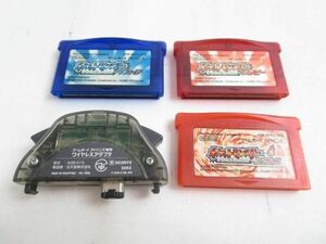 [ including in a package possible ] secondhand goods game Game Boy Advance soft 4 point Pocket Monster fire re dolby sapphire 