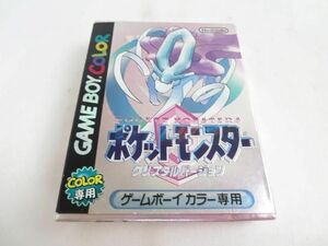 【同梱可】中古品 ゲーム ゲームボーイ ソフト ポケットモンスター クリスタルバージョン 取扱説明書 箱付き