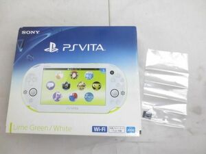 【同梱可】中古品 ゲーム PS Vita 本体 PCH-2000 ライムグリーン/ホワイト 動作品 箱あり