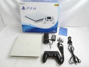 【同梱可】中古品 ゲーム プレイステーション4 PS4本体 CUH-2100A グレイシャーホワイト 動作品 周辺機器 箱あり