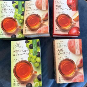 ブレンディ カフェラトリィ 紅茶 マスカット アップル ピーチ 5箱セット