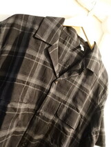 キャプテンサンシャイン　シャツ　半袖　24SS　未使用　サイズ40　レーヨン　チェック　KS24SSH10 Short Sleeve Open Collar Shirt _画像2
