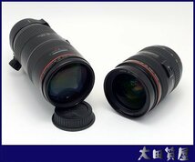 46)質屋出品☆Canon EF 28-70㎜ 1：2.8 L EF 80-200㎜ 1：2.8 L 大口径 望遠 ズームレンズ2本おまとめ 中古 光学難有☆1円～売り切り_画像1