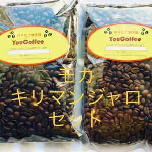 コーヒー豆 セット モカ レケンプティ 180g キリマンジャロ タンザニアAA 180g YouCoffee