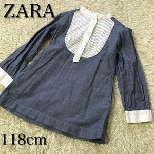 ZARAキッズ　モロッコ製　ワンピースチュニック　サイズ110cm 女児　女の子　5〜6歳向き