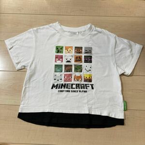 マインクラフト　Minecraft サイズ130 半袖Tシャツ Tシャツ　スティーブ