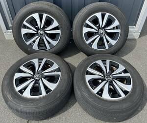 美品　52 プリウス PHV 純正 アルミホイール & ブリジストン　レグノ　BRIDGESTONE　REGNO 4本セット　195/65Ｒ15　22年製造　バリ山