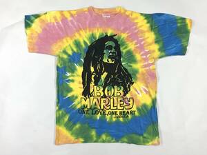 古着 16145 14-16 半袖 Tシャツ USA コットン ビンテージ オリジナル vintage 60 70 80 90 タイダイ レゲー ボブマーリー bob marley