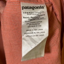 P2 パタゴニア　L アメリカ古着　薄手　半袖　シャツ　ワークシャツ　レッド　patagonia メンズ_画像8