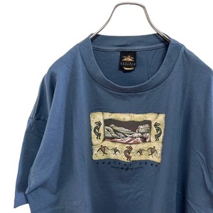 114 PRAIRIE MOUNTAIN XXL アメリカ古着　USA製　シングルステッチ 80s 90s ビンテージ　プリント　半袖　Tシャツ　メンズ