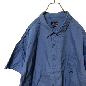 S8 Patagonia XL America old clothes organic cotton short sleeves shirt blue patagonia 52341 05 year men's 