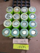 Y96　18650リチウムイオン　単電池程度悪い 　16本セット！！！_画像1