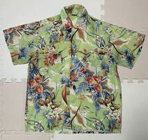 60年代〜 ビンテージ penny's ペニーズ ハワイアンシャツ アロハシャツ 総柄 半袖 サイズS_画像1