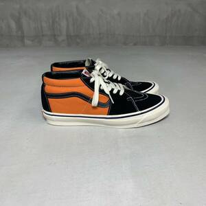 VANS VAULT Sk8-Mid VLT LX ORANGE オレンジ アナハイム Anaheim バンズ ボルト スケートMID スニーカー 44 dx 36 47 