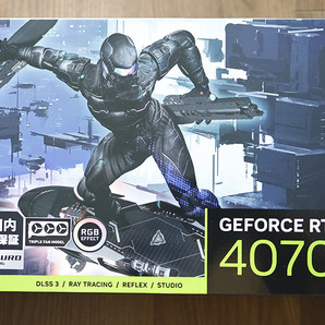 GeForce RTX 4070 玄人志向 GALAKURO GAMING NVIDIA  [ GG-RTX4070-E12GB/EX/TP ]の画像3