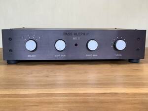 * beautiful goods *PASS Laboratories/PASS ALEPH P MKII pre-amplifier ( operation goods )