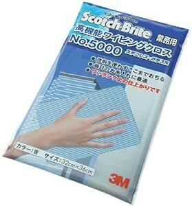 3M マイクロファイバー クロス ふきん 雑巾 高機能 業務用 青 スコッチブライト WC5000 BLU 3