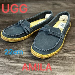 UGG アミラ フラットシューズ モカシン 22