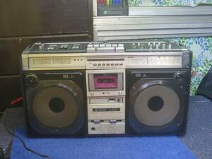 SHARP GF-505FB radio attaching stereo tape recorder Junk exhibition 