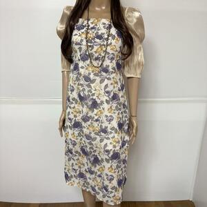 a8603☆&RABBIT☆新品☆ふんわり袖♪花柄ロングワンピース♪canmil