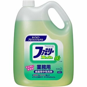 業務用 花王プロフェッショナルシリーズ 4.5L ファミリーフレッシュ 食器・野菜用洗剤 65