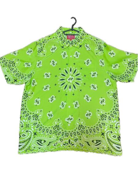 Supreme Bandana Silk Shirt バンダナ シルク シャツ