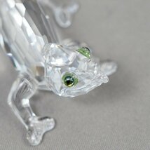 レターパックOK SWAROVSKI スワロフスキー カメレオン 置物 オブジェ 291134 お買い上げ証明書・ケース付 [64540]_画像2