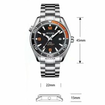 腕時計 ウォッチ メンズ ビジネス ステンレス ミリタリー 耐衝撃 防水 発光 自動巻き 機械式 新品 未開封 アナログ f2681_画像10