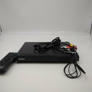 5121【動作品】SONY ソニー DVDプレーヤー DVP-SR20 リモコン付 2022年製 BLACK